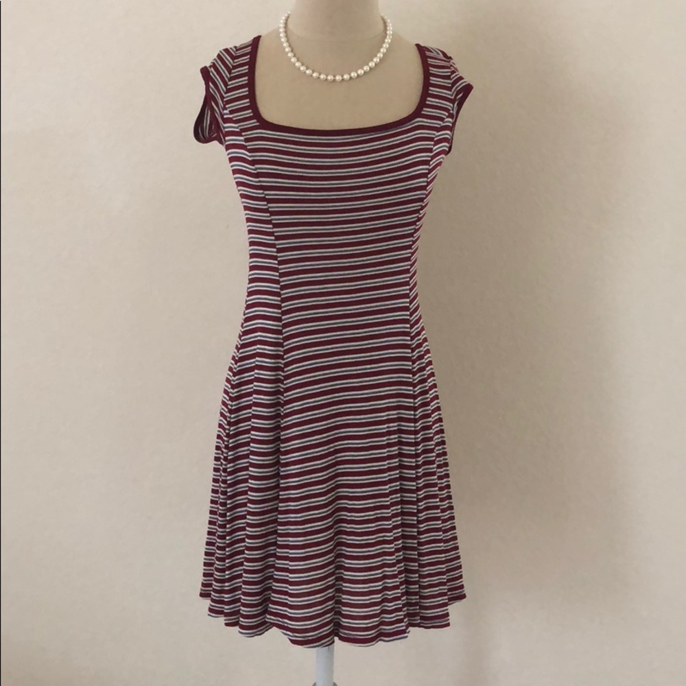 cooperative striped mini dress